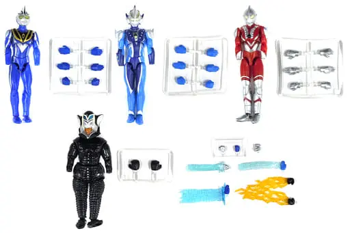 Trading Figure - Ultraman Mebius / Alien Mefilas & Zoffy & Ultraman Hikari & Ultraman Agul