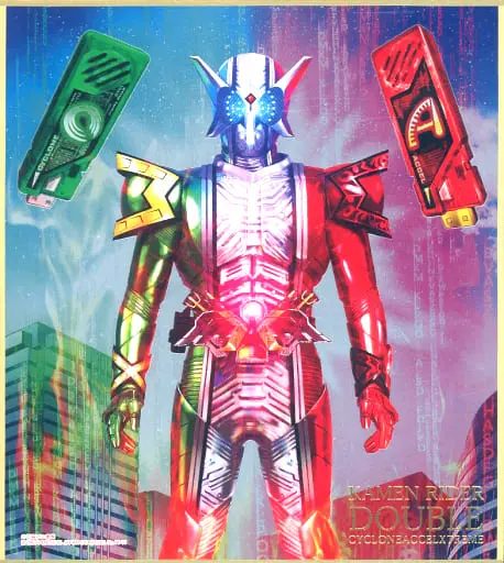 Illustration Board - Kamen Rider W / Kamen Rider Double & Kamen Rider Accel