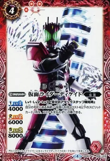 Battle Spirits - Kamen Rider Decade