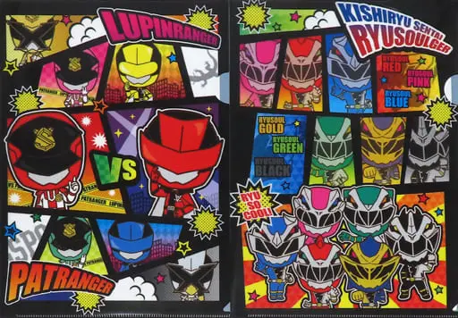 Stationery - Plastic Folder - Kaitou Sentai Lupinranger VS Keisatsu Sentai Patranger