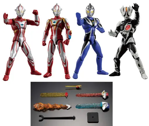 Trading Figure - Ultraman Tiga / Kyrieloid & Ultraman Agul