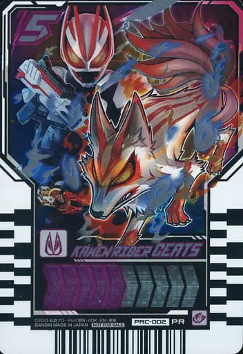 Ride Chemy Trading Card - Kamen Rider Geats: 4 Aces and the Black Fox