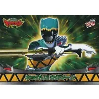 Trading Card - Zyuden Sentai Kyoryuger / Kyoryu Green