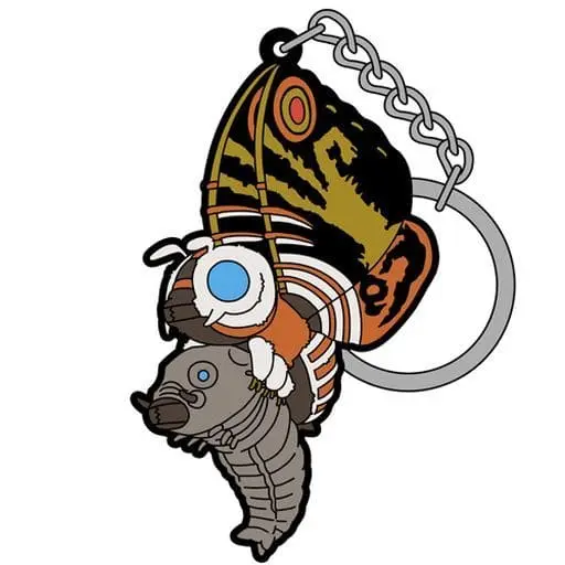 USED) Key Chain - Godzilla / Mothra (モスラ(成虫)＆モスラ(幼虫) 92 