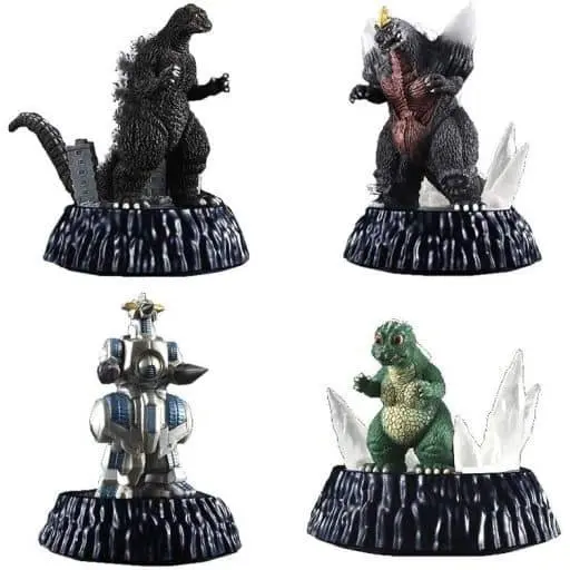 Trading Figure - Godzilla / LittleGodzilla & MOGUERA & SpaceGodzilla