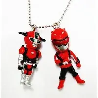 Key Chain - Tokumei Sentai Go-Busters / Red Buster