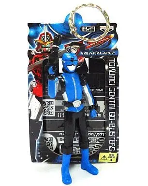 Key Chain - Tokumei Sentai Go-Busters / Blue Buster