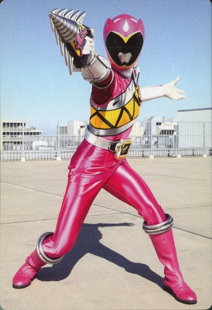 Trading Card - Zyuden Sentai Kyoryuger / Kyoryu Pink