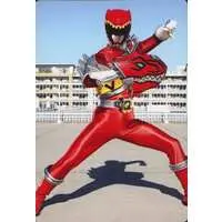 Trading Card - Zyuden Sentai Kyoryuger / Kyoryu Red