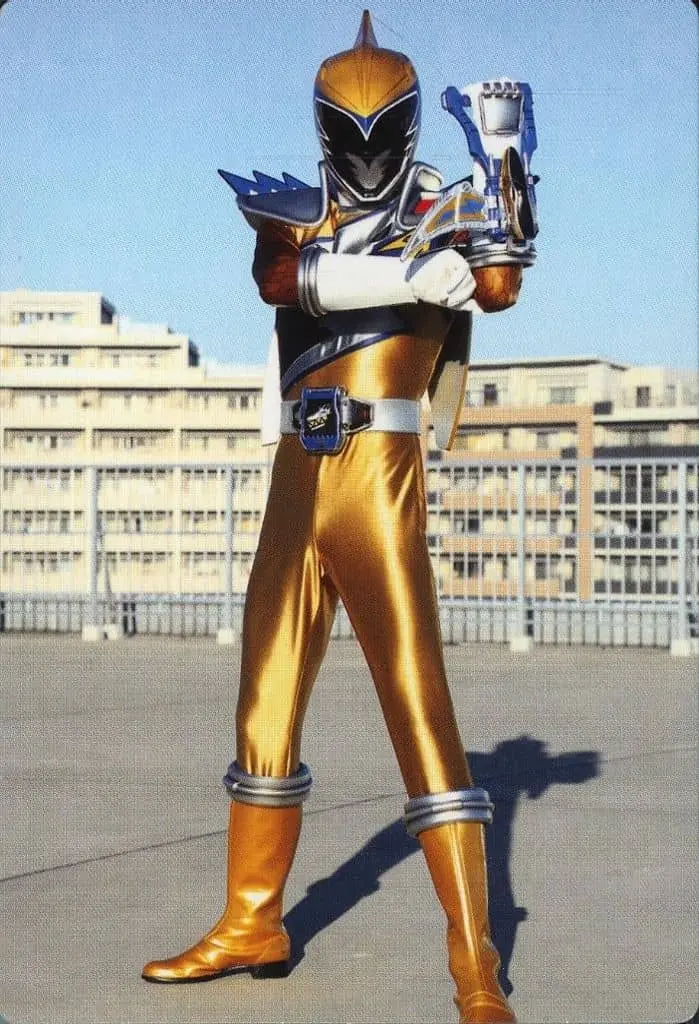 Trading Card - Zyuden Sentai Kyoryuger / Kyoryu Gold