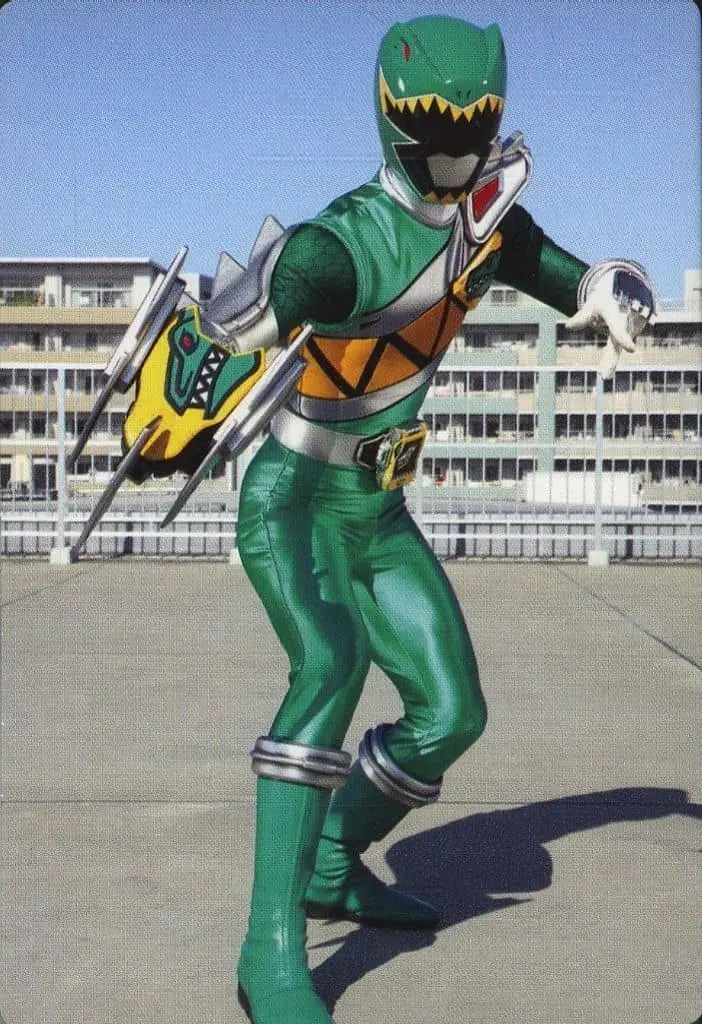 Trading Card - Zyuden Sentai Kyoryuger / Kyoryu Green