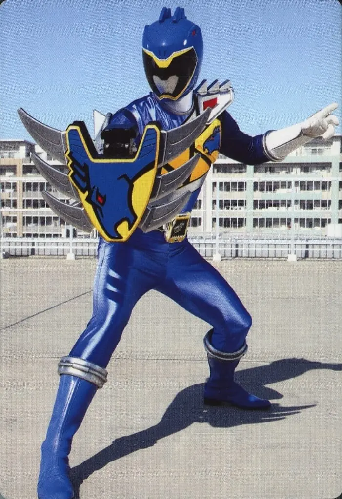 Trading Card - Zyuden Sentai Kyoryuger / Kyoryu Blue