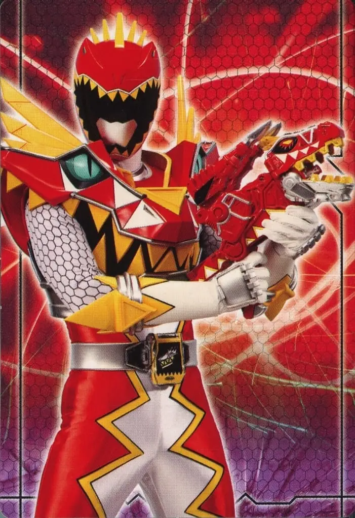 Trading Card - Zyuden Sentai Kyoryuger / Kyoryu Red