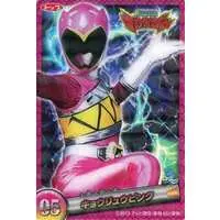 Trading Card - Zyuden Sentai Kyoryuger / Kyoryu Pink