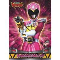 Trading Card - Zyuden Sentai Kyoryuger / Kyoryu Pink