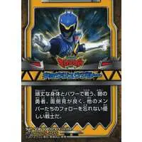 Trading Card - Zyuden Sentai Kyoryuger / Kyoryu Blue