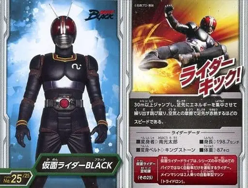 Trading Card - Kamen Rider Black