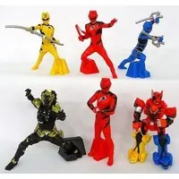 Trading Figure - Juken Sentai Gekiranger / Black Lion Rio & GekiBlue & GekiYellow & GekiRed