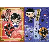 Stationery - Samurai Sentai Shinkenger / Shinken Gold & Shinken Red