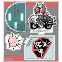 Acrylic stand - Sanrio characters / Kamen Rider 2