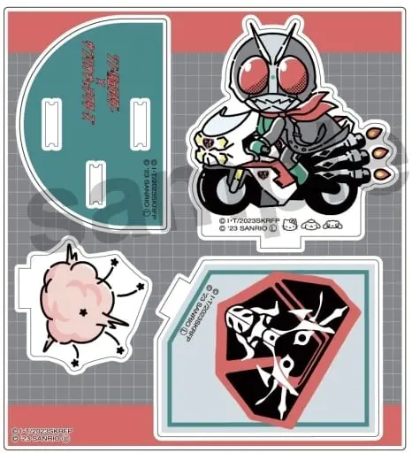 Acrylic stand - Sanrio characters / Kamen Rider 2