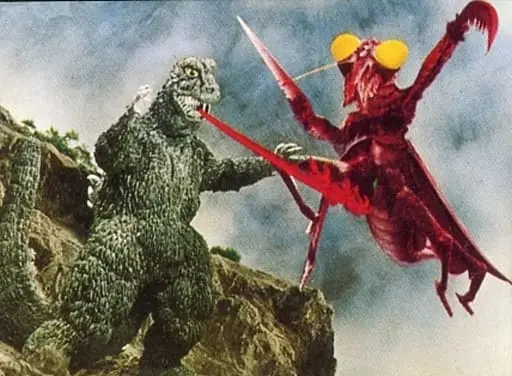 Trading Card - Godzilla / Kamacuras