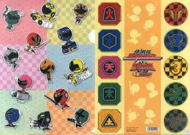 Stationery - Plastic Folder - Samurai Sentai Shinkenger