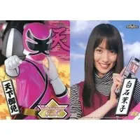 Plastic Sheet - Stationery - Samurai Sentai Shinkenger / Shinken Pink