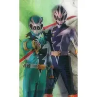 Trading Card - Kishiryu Sentai Ryusoulger / Ryusoul Black & Ryusoul Green