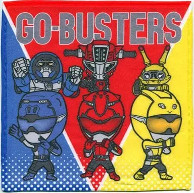 Towels - Tokumei Sentai Go-Busters / Yellow Buster & Red Buster & Blue Buster