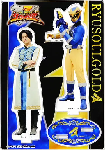 Ticket case - Acrylic stand - Kishiryu Sentai Ryusoulger / Ryusoul Gold