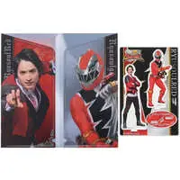 Ticket case - Acrylic stand - Kishiryu Sentai Ryusoulger / Ryusoul Red