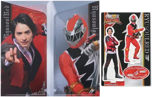 Ticket case - Acrylic stand - Kishiryu Sentai Ryusoulger / Ryusoul Red