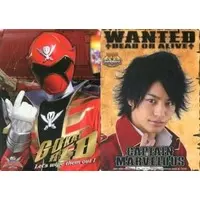 Plastic Sheet - Stationery - Kaizoku Sentai Gokaiger / Gokai Red