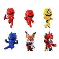 Key Chain - Juken Sentai Gekiranger / GekiBlue & GekiYellow & GekiRed