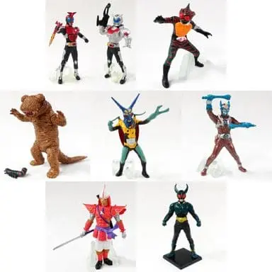 Trading Figure - Kamen Rider Hibiki / Salamander Beastman & Kamen Rider Eiki & Kamen Rider Gills