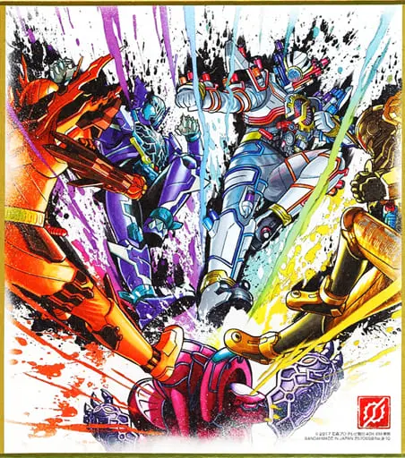 Illustration Board - Kamen Rider Build / Kamen Rider Evol & Kamen Rider Rogue & Kamen Rider Grease & Kamen Rider Cross-Z