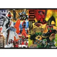 Plastic Sheet - Stationery - Kamen Rider OOO / Kamen Rider Fourze (Character) & Kamen Rider OOO (Character)