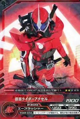 Trading Card - Kamen Rider W / Kamen Rider Accel