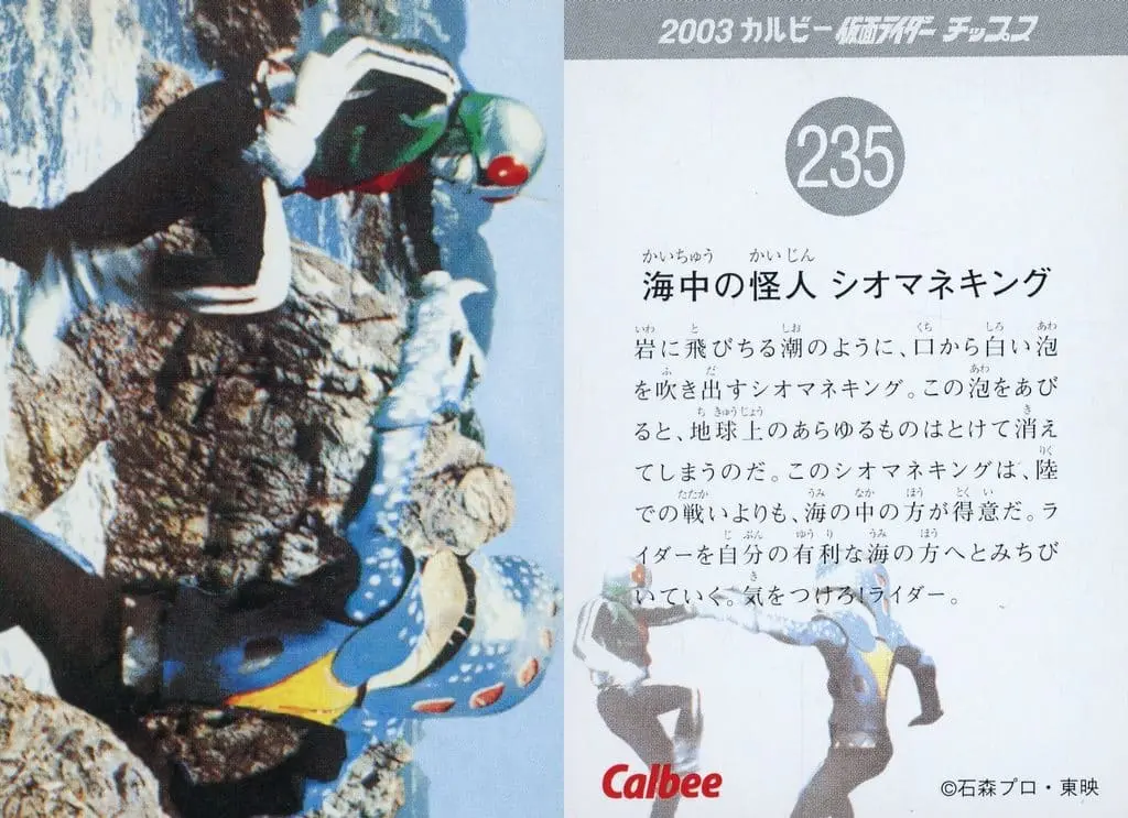 Calbee Kamen Rider Chips - Kamen Rider / Siomaneking