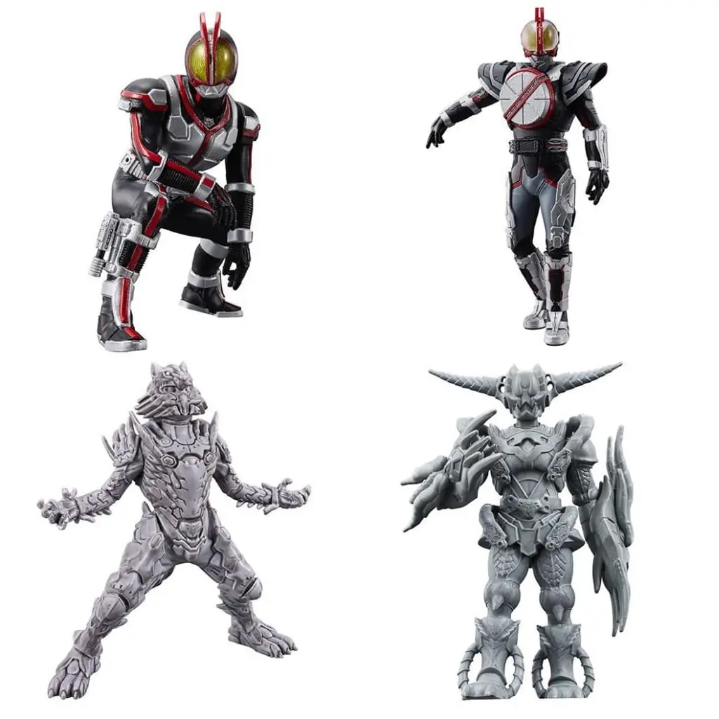 Trading Figure - Kamen Rider 555 20th: Paradise Regained / Dragon Orphnoch & Wolf Orphnoch & Kamen Rider Next Faiz & Kamen Rider Faiz