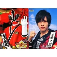 Plastic Sheet - Stationery - Samurai Sentai Shinkenger / Shinken Red