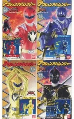 Plastic model - Bakuryuu Sentai Abaranger / AbareBlack & AbareYellow & AbareBlue & AbareMax