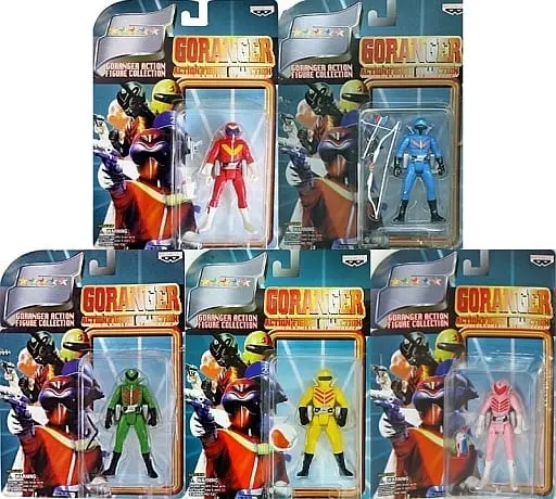 Figure - Himitsu Sentai Gorenger / Momorenger & Kirenger & Aorenger & Akarenger