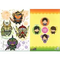 Stationery - Plastic Folder - Kamen Rider Gaim / Kamen Rider Ryugen & Kamen Rider Zangetsu & Kamen Rider Baron