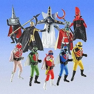 Trading Figure - Himitsu Sentai Gorenger / Momorenger & Kirenger & Aorenger & Akarenger