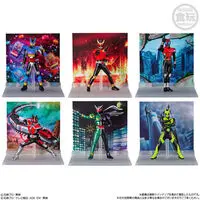 Micro Statue Collection - Premium Bandai Limited - Kamen Rider W / Kamen Rider Den-O & Kamen Rider Double & Kamen Rider Gavv