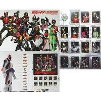 Postcard - Kamen Rider Ryuki / Kamen Rider Ryuki (Character) & Kamen Rider Kuuga (Character) & Kamen Rider Agito (Character)