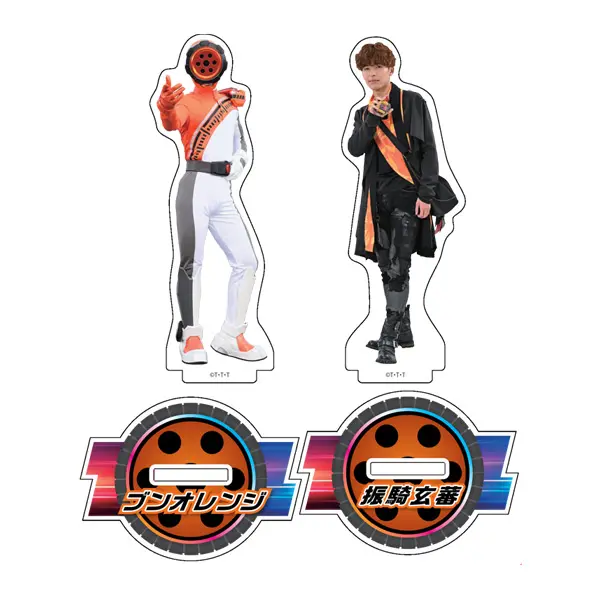 Acrylic stand - Bakuage Sentai Boonboomger / Bun Orange