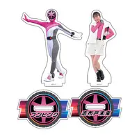 Acrylic stand - Bakuage Sentai Boonboomger / Bun Pink